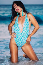 Charger l&#39;image dans la galerie, Tropical Blues Monokini